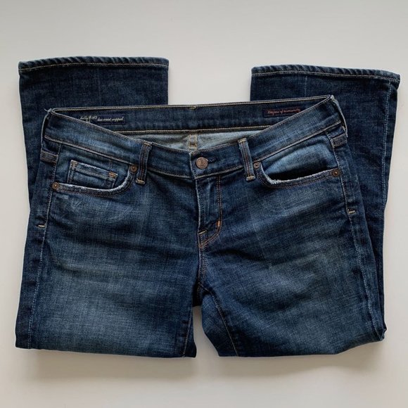 Citizens of Humanity Kelly #063 Stretch Low Waist Cropped Jeans Size 30 - Picture 3 of 11